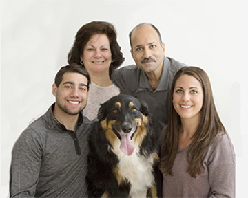 Family portrait photography Bergen County NJ - the D family